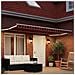 Tenda retrattile manuale con LED Arancione e Marrone 4,5 × 3 m - Foto miniatura 3