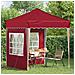 Tenda per feste a pop-up 195 x 195 x 245 cm Borgogna - Foto miniatura 3