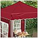 Tenda per feste a pop-up 195 x 195 x 245 cm Borgogna - Foto miniatura 4