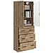 Set di armadi 2 pcs Rovere Artigianale 66 x 34,5 x 87 cm - Foto miniatura 2