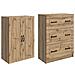 Set di armadi 2 pcs Rovere Artigianale 66 x 34,5 x 87 cm - Foto miniatura 3