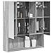 Mobiletto per specchio da bagno Grigio Sonoma 60 x 14.5 x 70 cm - Foto miniatura 3