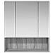 Mobiletto per specchio da bagno Grigio Sonoma 60 x 14.5 x 70 cm - Foto miniatura 5