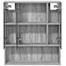 Mobiletto per specchio da bagno Grigio Sonoma 60 x 14.5 x 70 cm - Foto miniatura 6