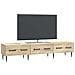 Mobile TV Rovere Sonoma 147 x 34,5 x 30 cm Legno ingegnerizzato - Foto miniatura 2