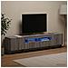 Mobile TV LED a 5 pezzi Sonoma grigio Legno ingegnerizzato - Foto miniatura 8