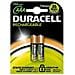 Blister 2 Pile Ricaricabili AAA Duracell 750 mAh - Foto miniatura 2