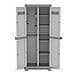 Armadio Base 3700 uw 2 ante e 4 ripiani piccoli L70 x P43,8 x H181,8 - Foto miniatura 2