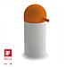 Dosatore Abs-Silicone Bianco-Arancio Serie Saon - Foto miniatura 1