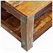 Tavolino Da Caffè In Legno Massello Recuperato 90x45x35 Cm - Foto miniatura 7