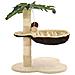 Albero Per Gatti Con Tiragraffi In Sisal 50cm Beige E Marrone - Foto miniatura 1