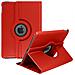 Custodia Ipad 9 2021 Ipad 8 2020 Ipad 7 2019 Supporto Regolabile 360° - Rosso - Foto miniatura 4
