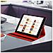 Custodia Ipad 9 2021 Ipad 8 2020 Ipad 7 2019 Supporto Regolabile 360° - Rosso - Foto miniatura 5