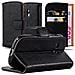 Custodia Compatibile Con Samsung Galaxy S3 Mini In Nero Grafite - Coperchio Protettiva Con Chiusura Magnetica, Funzione Stand E Tasca Per Le Carte - Foto miniatura 1
