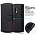 Custodia Compatibile Con Samsung Galaxy S3 Mini In Nero Grafite - Coperchio Protettiva Con Chiusura Magnetica, Funzione Stand E Tasca Per Le Carte - Foto miniatura 3