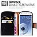 Custodia Compatibile Con Samsung Galaxy S3 Mini In Nero Grafite - Coperchio Protettiva Con Chiusura Magnetica, Funzione Stand E Tasca Per Le Carte - Foto miniatura 4