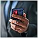 Cover Apple Iphone 11 Bi-materia Anello Magnetico Stand Blu - Foto miniatura 2
