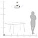 Ventilatore Da Soffitto Con Luce Argento / Trasparente Ibar - Foto miniatura 3