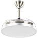 Ventilatore Da Soffitto Con Luce Argento / Trasparente Ibar - Foto miniatura 11