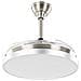 Ventilatore Da Soffitto Con Luce Argento / Trasparente Ibar - Foto miniatura 6
