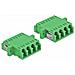 Netzwerkkoppler - Lc Single-modus (w) Bis Lc Single-modus (w) - Glasfaser - Grn (packung Mit 2) (86539)  - Foto miniatura 2