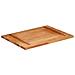 Piano Tavolo in Legno Massello di Acacia 25-27 mm 60x80 cm - Foto miniatura 3
