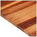 Piano Tavolo in Legno Massello di Acacia 25-27 mm 60x80 cm - Foto miniatura 6