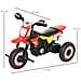 Triciclo Per Bambini Stile Moto A Pedali Con Luci E Suoni, 3 Ruote Larghe, Età 18-36 Mesi, 71x40x51cm, Rosso - Foto miniatura 4