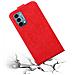 Custodia Compatibile Con Oneplus Nord N200 5g In Rosso Mela - Coperchio Protettivo In Design Flip Con Chiusura Magnetica - Foto miniatura 5