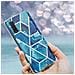 Custodia Compatibile Con Samsung Galaxy Note 10 In Marmo Blue Wave No. 13 - Coperchio Protettivo In Silicone Tpu Con Motivo A Mosaico - Foto miniatura 8