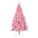 Albero di Natale Artificiale a Metà con Supporto Rosa 180cm PVC - Foto miniatura 3