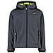 Giacca Kid Jacket Fix Hood - 116 Cm Titanio-acido - Foto miniatura 1