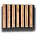 €49,90al Mq - Pacco Da 3,6mq (due Aste) 22x600x3000mm Di Rivestimento Acustico Pet E Polimeri Lamelli Vari Decori - Rovere Bruno-1287 - Foto miniatura 1