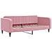 Letto Da Giorno Rosa 90x200 Cm In Velluto - Foto miniatura 1