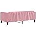 Letto Da Giorno Rosa 90x200 Cm In Velluto - Foto miniatura 4