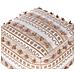 Pouf Karaw Cotone Beige - Foto miniatura 3