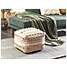 Pouf Karaw Cotone Beige - Foto miniatura 1