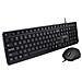 Tastiera e Mouse Cablato CKU350US  (Layout QWERTY) Colore Nero - Foto miniatura 1
