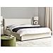 Letto Matrimoniale Contenitore Bouclé Bianco Sporco 180 X 200 Cm Lavaur - Foto miniatura 1