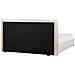 Letto Matrimoniale Contenitore Bouclé Bianco Sporco 180 X 200 Cm Lavaur - Foto miniatura 7