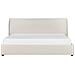 Letto Matrimoniale Contenitore Bouclé Bianco Sporco 180 X 200 Cm Lavaur - Foto miniatura 8
