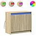 Credenza Con Led Rovere Sonoma 72x34x61 Cm In Legno Multistrato - Foto miniatura 2