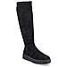 Black Casual Closed Boots Stivaletti Tessile Scarpe Donna Nero Eu 36, W1080-00 - Foto miniatura 1