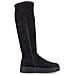 Black Casual Closed Boots Stivaletti Tessile Scarpe Donna Nero Eu 36, W1080-00 - Foto miniatura 3