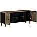 Mobile Porta Tv Grigio Chiaro 105x33,5x46 Cm In Legno Mango - Foto miniatura 3