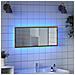 Specchio Bagno Led Rovere Artigianale 100x8,5x37 Cm Multistrato - Foto miniatura 1