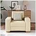 Divano Sedia Crema 60 cm in Tessuto - Foto miniatura 3