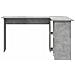 Scrivania Grigia Cemento Grigio cemento Truciolare - Foto miniatura 5