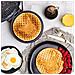 WM1POKPIKEU piastra per waffle 1 waffle Nero, Rosso, Giallo - Foto miniatura 2