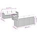 Set Divani da Giardino 7pz con Cuscini Grigio Chiaro Polyrattan - Foto miniatura 3